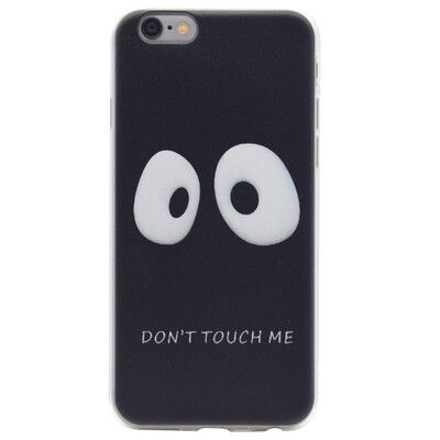 

Do not touch me Pattern Soft Thin TPU Rubber Silicone Gel Case Cover for IPHONE 6 PLUS6S PLUS