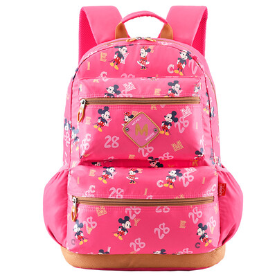 

Дисней студентов начальной школы студентов средней школы рюкзак высокого класса высокой емкости досуга сумка девочек детская сумка DB96110B розы