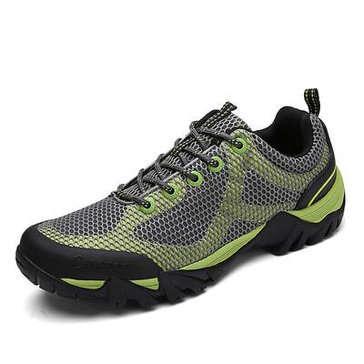 

США Ло семьи CAMSSOO лето пару моделей дышащей сетки на открытом воздухе походы обувь походы скольжения демпфирование 6001 M / 41 glaucum