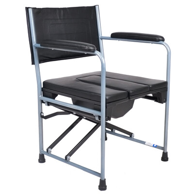 

Hubang Tubang Hard Seat Folding Commode Chair HBGY103-B Elderly Commode Toilet Chair