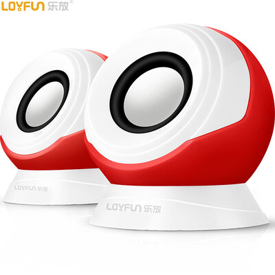 

Lele LOYFUN LF-803 20 channel mini stereo desktop notebook audio control red
