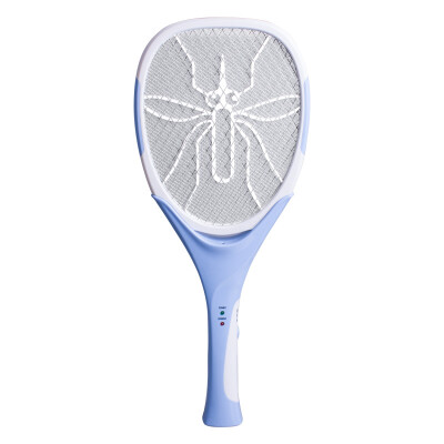 

An electric mosquito shot rechargeable LED lights anti - mosquito shoot home three - layer electronic anti - mosquito shoot flies shot 1706 blue