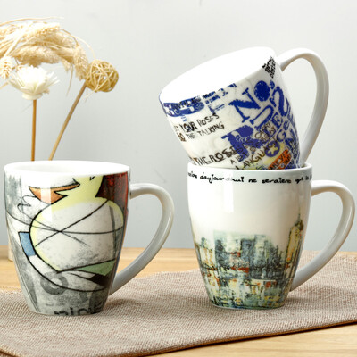 

Yami (Yami) ceramic coffee cup cups tea set city phantom mug 420cc