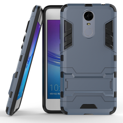 

Темно-синий Slim Robot Armor Kickstand Ударопрочный жесткий корпус из прочной резины для HUAWEI Enjoy 6