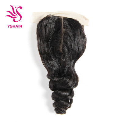 

Brazilian loose wave closure 44 Free Part Lace Closure Brazilian Virgin Hair Lace Closure Remy Human Hair Extension