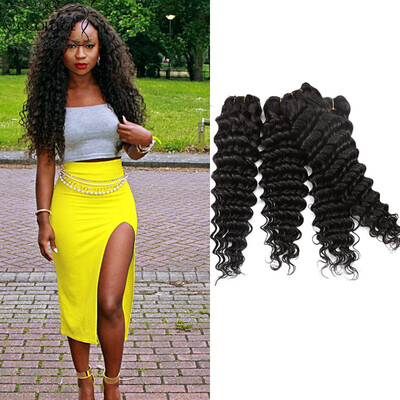 

Deep Wave Malaysian Hair 4 Bundles CCollege Hair Malaysian Virgin Hair 4 Bundles 8A Grade Unprocessed Virgin Hair