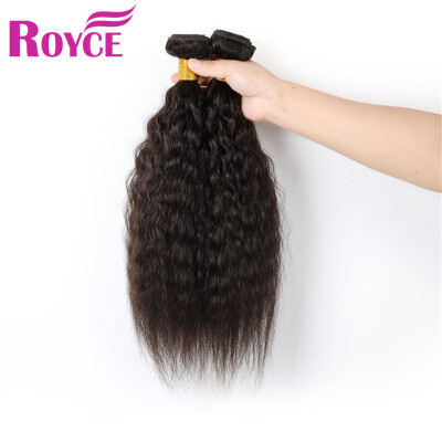 

7A Cheap Malaysian Virgin Hair Kinky Straight 2Pcs\lot Malaysian Human Hair Weave Coarse Yaki Weave Extension 2Bundles Hair