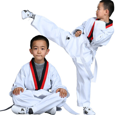

Волна Zooboo хлопок весной и летом взрослые дети taekwondo одежда хлопок мужчин и женщин таэквондо одежды тренировочной одежды 130 см
