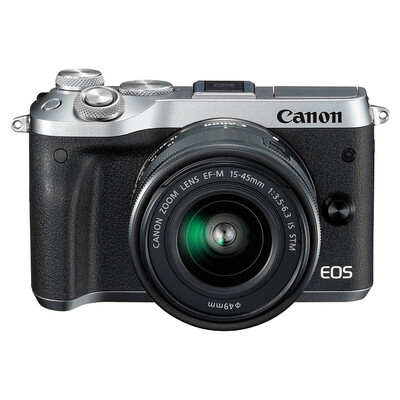 

Canon EOS M6 (15-45) Mini Interchangeable Digital Camera Silver