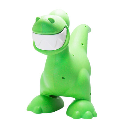 

Jingdong Supermarket] Hao Yuan big dinosaur model toy simulation dinosaur piggy bank large children save money cans environmental protection wood bran plastic green
