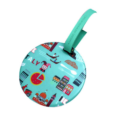 

креативный класс Джени багажник ПВХ багажную бирку указаны посадочный талон проверил багажную бирку зеленый