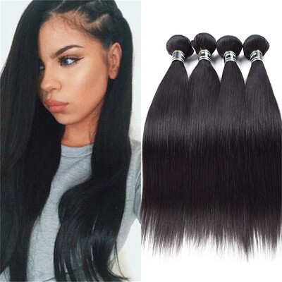 

Amazing Star Indian Virgin Straight Hair Bundle Deals Straight Hair Human Hair Extensions Can Be Dyed&Bleached Natural Color