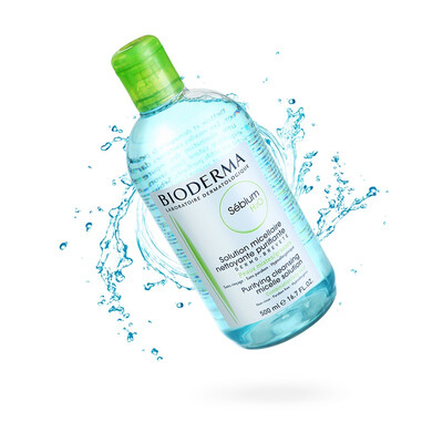 

Bioderma Cleansing Oil Remover Blue Water suitable for mixed-type oily skin overseas release S version 500ml Oil control shrink pores