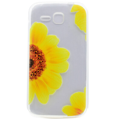 

Sunflower Pattern Soft Thin TPU Rubber Silicone Gel Case Cover for Huawei Ascend Y600