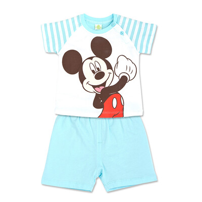 

Disney baby children's short-sleeved shorts suit jacket pants out suit 831610112 blue 120 yards