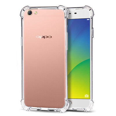 

Прохладный Ле Фэн [DROP] OPPOR9S оболочки мобильный телефон оболочки прозрачный защитный чехол / TPU оболочка падение сопротивления подушки подходит для все включено мягкие оболочки Oppo r9s