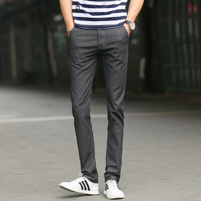 

Yishashi fashion (yishistyle) in the low waist light breathable soft movement stretch casual pants male ZYX117 black 30