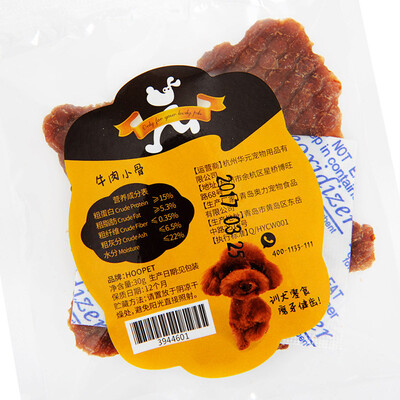 

Huapin Pet (hoopet) Dog Snack Moore Teeth Teeth Juicy Beef Bone Dog Bite Gel 30g
