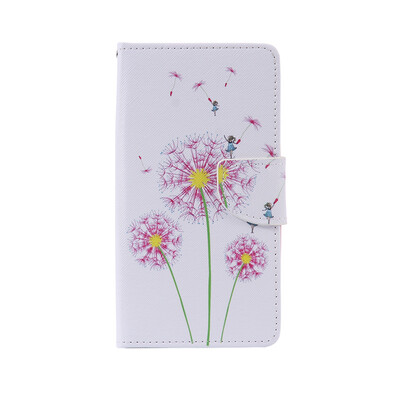 

Pink Dandelion Design Кожа PU откидной крышки Кошелек для карты Держатель для LG LS770