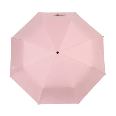 

Ariel IDREAMY light color three folding umbrella black plastic sunscreen sun umbrella pink 82368