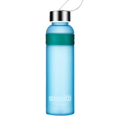 

Jingdong Supermarket Fu Guanggu powder series with mention rope tea separated male&female students lovely portable plastic cup blue 460ml FG0048-460