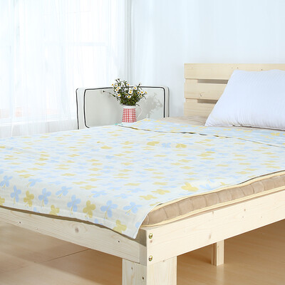 

Jingdong supermarket] cotton era (PurCotton) high-quality cotton 3 layer jacquard gauze was 140x200cm yellow butterfly 1 set