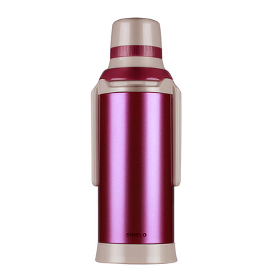 

Jingdong Supermarket] SIMELO impression Kyoto glass liner King thermostat pot warm pot kettle thermos bottle open water bottle 2000ML (red