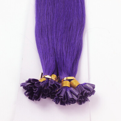 

Brazilian Virgin Remy Hair Keretin Fusion Hair extensions100 Human Remy Hair Silky Straight Pre-Bond Nail U Tip 100s 1gs