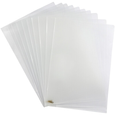 

Прибыль E310 монолитный файл рукав папка A4 установлен белый 10