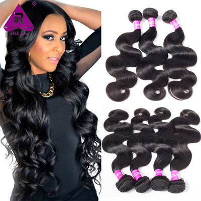 

Indian Virgin Hair Body Wave 4 Bundle Deals Raw Indian Hair 7A10A Unprocessed Indian Body Wave Human Hair Indian Wavy Virgin Hair