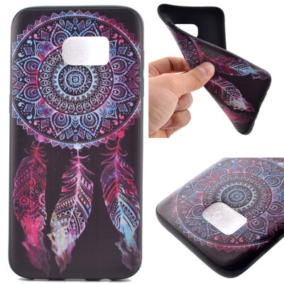 

Dreamcatcher Pattern Мягкий тонкий ТПУ резиновый силиконовый гель Дело Чехол для Samsung Galaxy S7 Edge
