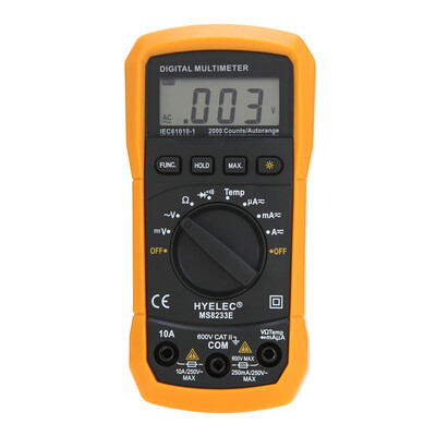 

Huayi (PEAKMETER) MS8233E handheld digital multimeter automatic range
