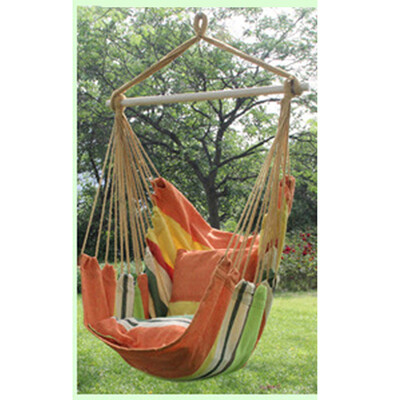 

MyMei Canvas Hammock Hanging Rope Swing Chair Seat Hammock Bench Swinging Cushione