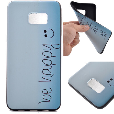 

Happy Pattern Soft Thin TPU Rubber Silicone Gel Case Cover for Samsung Galaxy S6 Plus