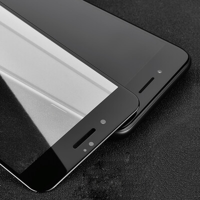 

Locke ROCK iphone7plus full-screen tempered film / mobile phone film / 3D soft-edge explosion-proof film Apple 7plus HD film black