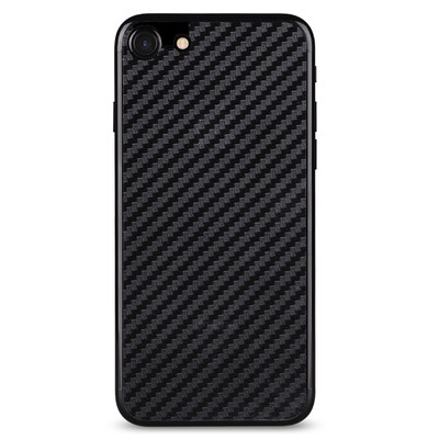 

Pizza Apple iphone7 backsheet углеродное волокно без вспышки мягкой кромочной пленки матовое 4,7 дюйма