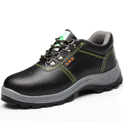 

Old housekeeper (LAOGUANJIA) LG-128 labor insurance shoes male anti-smashing piercing steel Baotou solid bottom anti-static work shoes black 40 yards