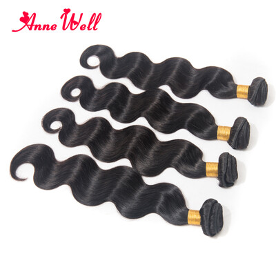 

7A Grade 4PCS Lot Malaysian Virgin Hair Weaves Unprocessed Malaysian Body Wave Human Hair Weave Wavy Anne Well Hair Products