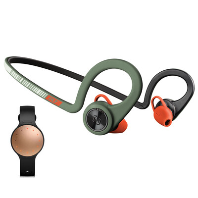 

Plant BackBeat FIT Wireless Sport Stereo Music Bluetooth Headset Vitality Green + MISFIT SHINE2 Fashion Smart Bracelet Rose Gold Set