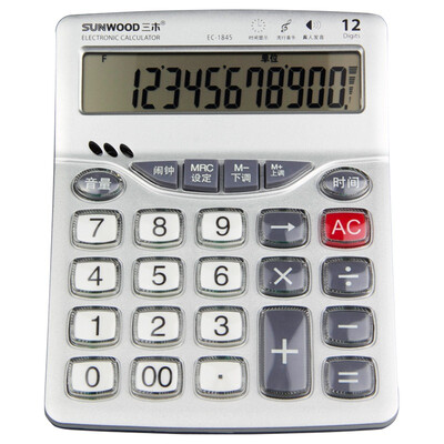 

Sunwood (SUNWOOD) EC-1845 бизнес-голос калькулятор подарок батарея