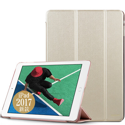 

Иллюстратора Apple, новый IPad защитный рукав защитной оболочки Выдерживает падение iPad7 2017 года новый тройной стенд 9.7 дюймов розового золота кожи естественный диапазон