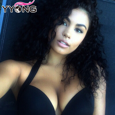 

8A Необработанные бразильские кудрявые завитые волосы Virgin YYONG Hair Company Дешевые бразильские волосы вьющиеся волосы 4 штук Бесплатная доставка