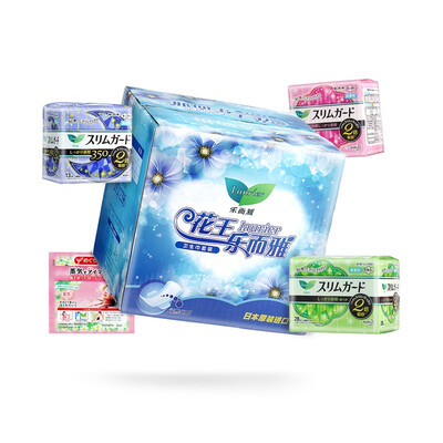 

Kao Lok&elegant S series sanitary napkin box 6 package special equipment daily 94 night with 26 Japanese original import