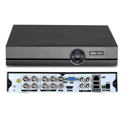 

Cotier 8channel AHD H.264 DVR 8ch BNC RJ45 Network port DC12V/2A DVR 8CH Support mobile monitor
