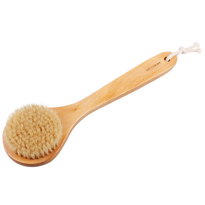 

Jingdong Supermarket] Mika (MECOR) in the number of bath brush boolean wood bristle bath brush bath rubbing back massage brush brush 7810
