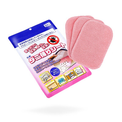 

Margaret mite paste 3 pieces (imported from Japan) In addition to mite stickers Mites insects Anti-mite dust mites induced pad Adsorption pad Acaricide