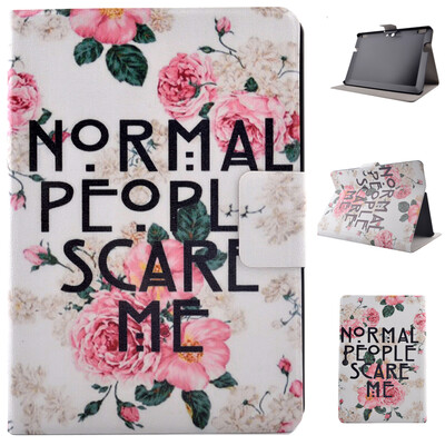 

Rose Flower Style Classic Flip Cover with Stand Function and Credit Card Slot for Amazon Kindle Fire HDX 8.9