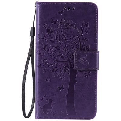 

Purple Tree Design PU кожа флип крышку кошелек карты держатель чехол для LG NEXUS 5X