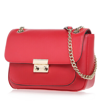 

MEIDU per degree in Europe and the United States trend of women's bag leisure chain package cowhide shoulder bag female Messenger bag MWB150633 red