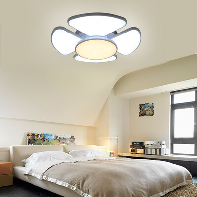 

NVC Ceiling Lamps Living Room Lamps Bedroom Lamps Led Lamps Can Be Controlled Creative Floral Lamps Round Promise Dimming 40W without remote control